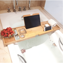 Bamboo Bathtub Tray Home Luxury Relaxation Self Care Bathroom Accessories