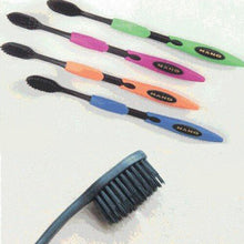 Bamboo Charcoal Soft Bristle Toothbrush, 4-Pack, Random Colors