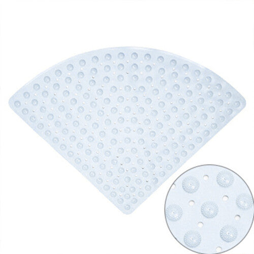 Bath Shower Mat Non Slip Quadrant Sector PVC Anti-Bacterial 54x54cm