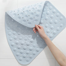 Bath Shower Mat Non Slip Quadrant Sector PVC Anti-Bacterial 54x54cm