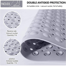 Bath Shower Mat Non Slip Quadrant Sector PVC Anti-Bacterial 54x54cm