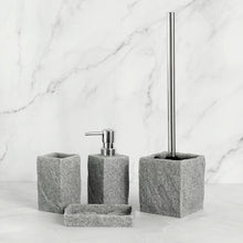 Bathroom Accessories Set Imitati Granite Resin Iiquid Soap Dispenser Toothbrush Holder Cup Soap