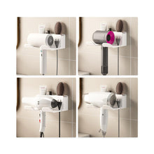 Bathroom Multifunctional Hair Care Tools Holder Wall Mount Hair Dryer