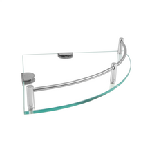 Bathroom Shelves, Bathroom Glass Corner Shelf Wall Mounted-C