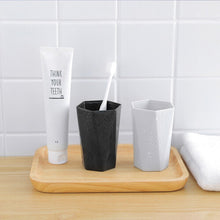 Bathroom Tumblers Plastic Mouthwash Cup Coffee Tea Water Mug Home Travel Solid Color Toothbrush