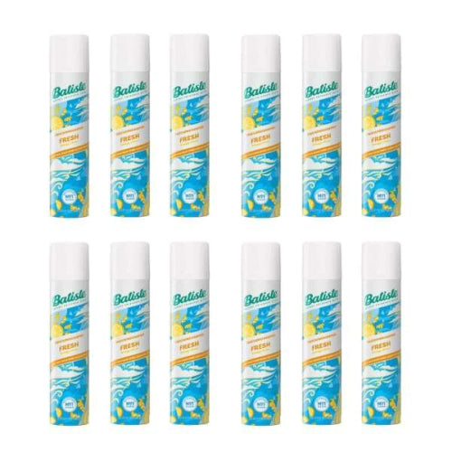 Batiste Fresh Dry Shampoo, 200 ml (Pack of 12)