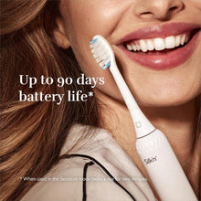 Battery-operated electric toothbrush, black