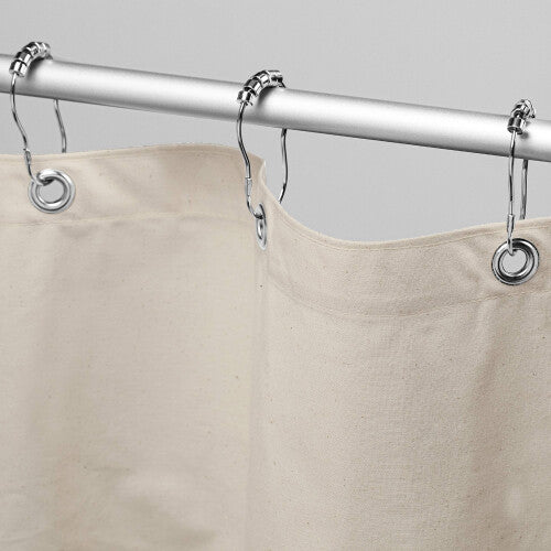 Bean Products Organic Cotton Stall Shower Curtain Natural  54 x 74  All Natural Materials  Works with Tub  Bath and Stal