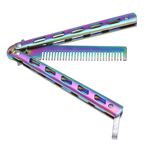 Beaupretty Hair Styling Tools Hair Foldable Style Rainbow for Beginner Training (Colorful) Professional Hair Clippers