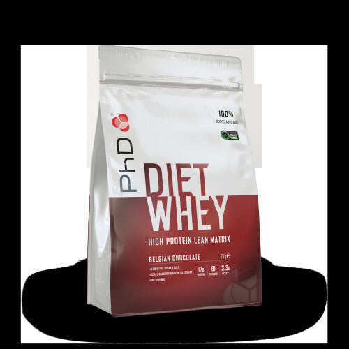 (Belgian Chocolate, 2 kg) PhD Nutrition Diet Whey Slimming Weight Loss Meal Replacement Protein Shake