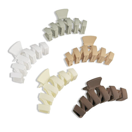 Big Hair Claw Clips  4.5 Inch Non-Slip Matte Large Claw Clips  5 Color