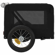 (black, 54.5 x 120 x 53 cm) vidaXL Dog Bike Trailer Bicycle Trailer Bike Carriage Oxford Fabric and Iron