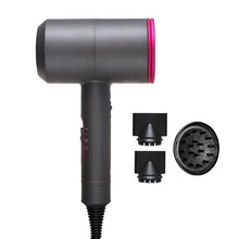 (black, EU) Household Hair Blow Dryer Low Radiation Quick-drying Tools