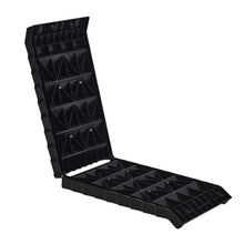 (Black) Folding Portable Dog Pet Stairs Ramp