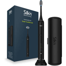 Black, Sonic electric toothbrush for cleaning and whitening teeth