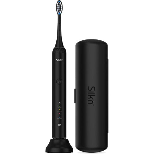 Black, Sonic electric toothbrush for cleaning and whitening teeth