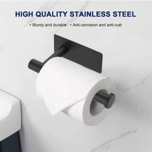 (Black) Stainless Stel Wall Mounted Bathroom Tissue Holder