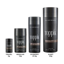 (Black) TOPPIK Hair Thickening Fibres | Instant Hair For Men & Women | All Colours 27.5g