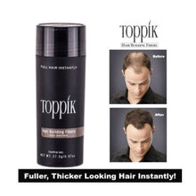 (Black) TOPPIK Hair Thickening Fibres | Instant Hair For Men & Women | All Colours 27.5g