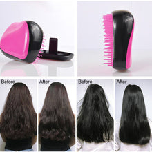 (Blue) Hair Brush Dazzling Appearance Anti-Static Portable Styling Hair Massage Brush for Home Use