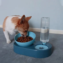 (Blue, S) Pet Bowls Dog Feeder Drinking Dish Cat Puppy Feeding Supplies