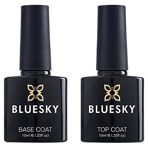 Bluesky Nail Gel 10ml Top and Base Coat (UV Lamp Required)