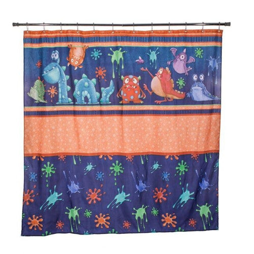 Borders Unlimited 70016 Monster Splat - Splats Shower Curtain