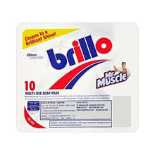 Brillo Soap Pads 10 per pack (Pack of 3)