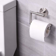 Brushed 304 stainless steel perforated toilet roll holder