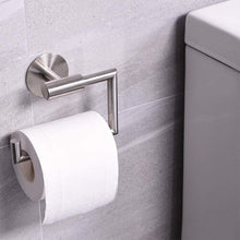 Brushed 304 stainless steel perforated toilet roll holder