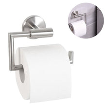 Brushed 304 stainless steel perforated toilet roll holder