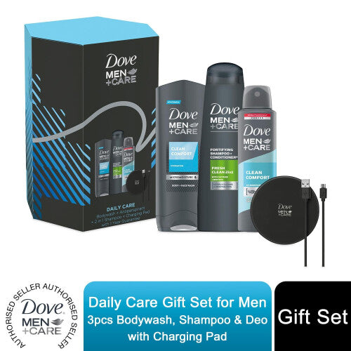 (Buy 1) Dove 3pcs Gift Set For Men with Charging Pad