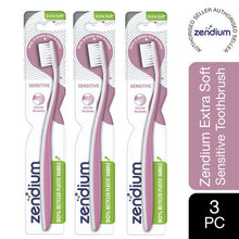 (Buy 3 - Sensitive) 3pk of Zendium Extra Soft Bristles Toothbrush