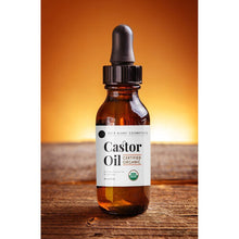 Castor Oil (2oz) USDA Certified Organic, 100% Pure, Cold Pressed, Hexane Free by Kate Blanc. Stimulate Growth for Eyelashes, Eyebrows, Hair