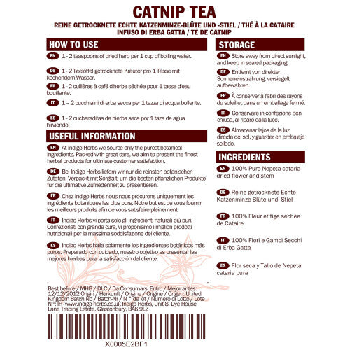 Catnip (Nepeta Cataria) Loose Herbal Tea - 50g