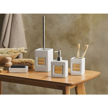 Ceramic 4-Piece Bathroom Accessories Set Beige KOUROU