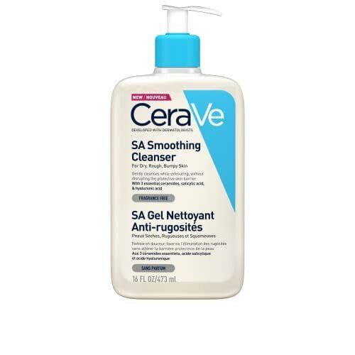 CeraVe - SA Smoothing Cleanser for Dry, Rough and Uneven Skin - 473 ml