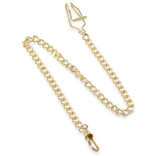 Charles-Hubert  Paris 3547-G Gold-Plated Pocket Watch Chain