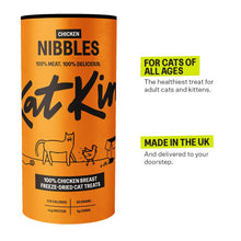 Chicken Nibbles 2 pack (2x50g Tubes): 100% Chicken Breast Freeze-Dried Cat Treats – Delicious Fresh Chicken;