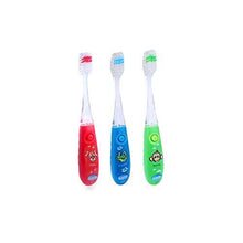 Children's Toothbrush with Flashing Timer - Pack of 3 for Boys - Club Cutie