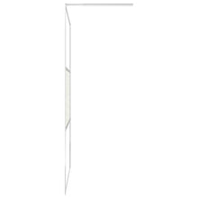 (chrome, 80 x 195 cm/stone design) vidaXL Walk-in Shower Wall Bath Enclosure with Shelf ESG Glass and Aluminium