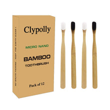 Clypolly Extra Soft Sensitive Gum Bamboo Toothbrush with 20000 Soft Floss Bristle for Fragile Gums Braces Dentures Pregnant & Elderly