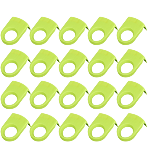 cocktail bottle clips, bottle holder plastic drinking clips, Green