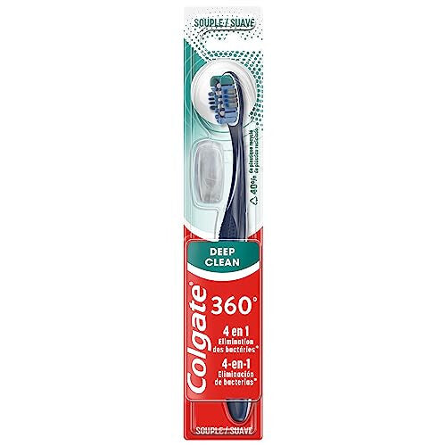 '- Colgate 360 Deep Clean Toothbrush - Soft Branches - Family Pack - Pack of 12 Toothbrushes