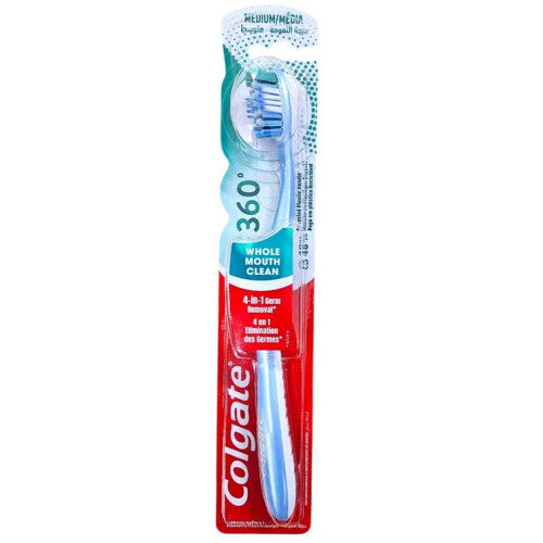 Colgate 360 whole mouth clean Medium Toothbrush Multicolor