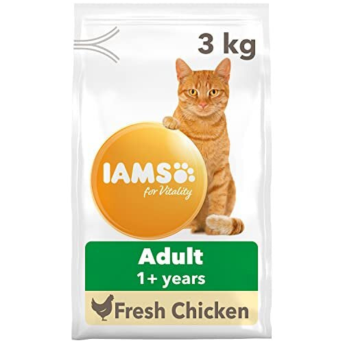 Complete Dry Cat Food for Adult 1+ Cats with Chicken 3 kg