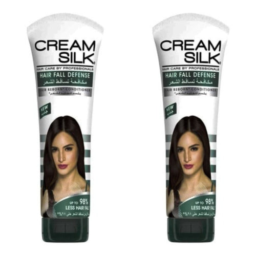 Cream Silk Hairfall Defense Conditioner White 280ml - Strengthen and Protect Your Hair (Pack Of 2)