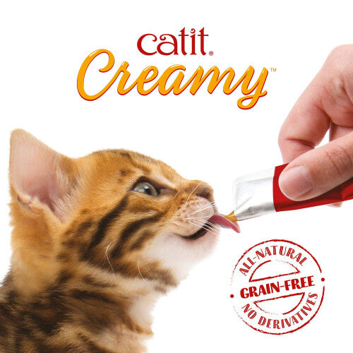 Creamy Salmon & Prawn Lickable Cat Treats 50 Pack