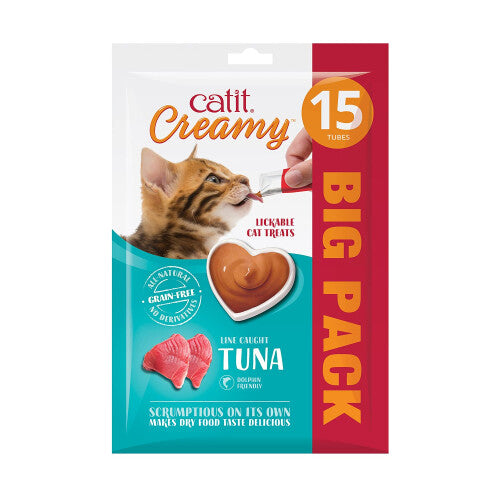 Creamy Tuna Lickable Cat Treats, 15 x 10g