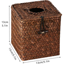 Cube Tissue Box Cover Woven Square Tissue Box